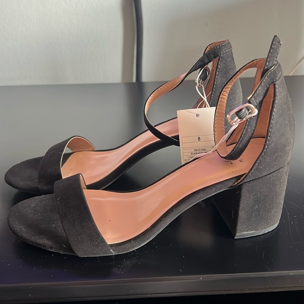 Never worn block heels